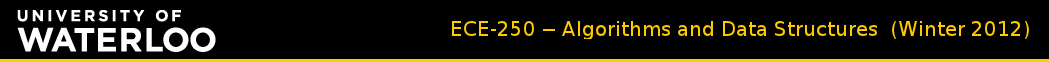 ECE-250 &ndash; Algorithms and Data Structures
