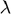$\lambda$