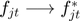 $f_{jt} \longrightarrow f_{jt}^{*}$
